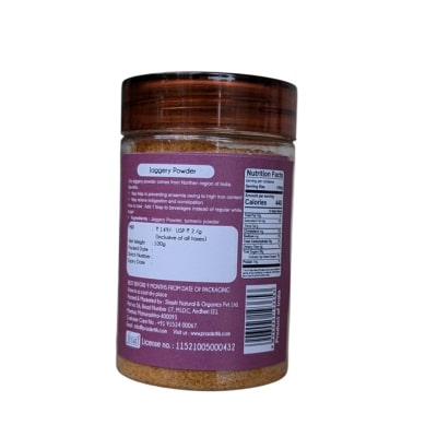 Praakritik Natural Turmeric Jaggery Powder - 100 Gm