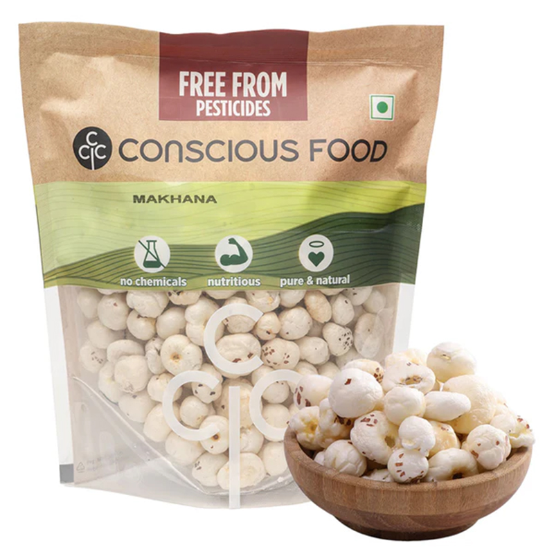 Conscious Food Puffed Makhana Fox Nuts 50g