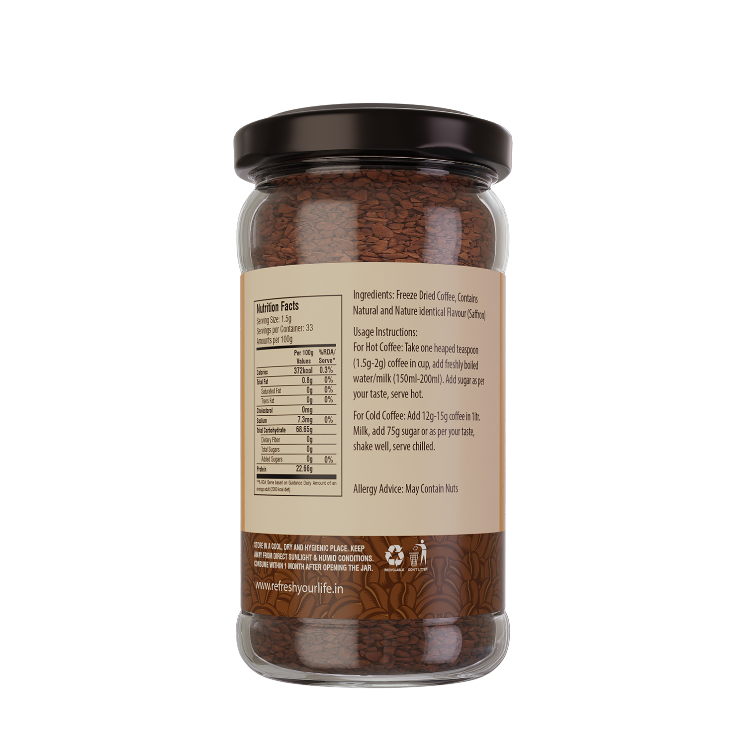 Instant Saffron Coffee - 50 gm