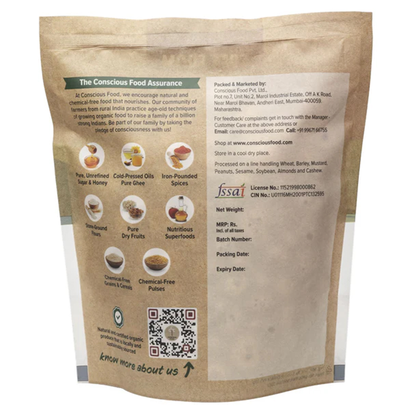 Conscious Food Puffed Makhana Fox Nuts 50g