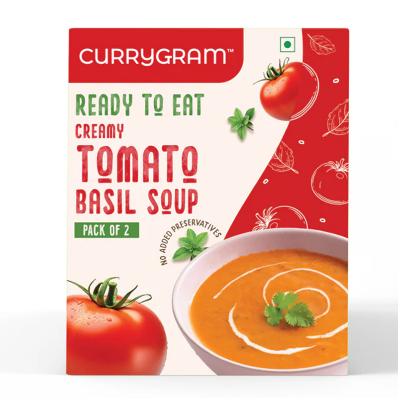 Conscious Food Creamy Tomato Basil Soup 300g - Instant Gourmet
