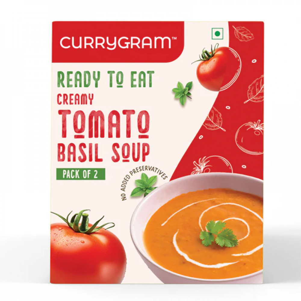 Image of Conscious Food Creamy Tomato Basil Soup 300g - Instant Gourmet