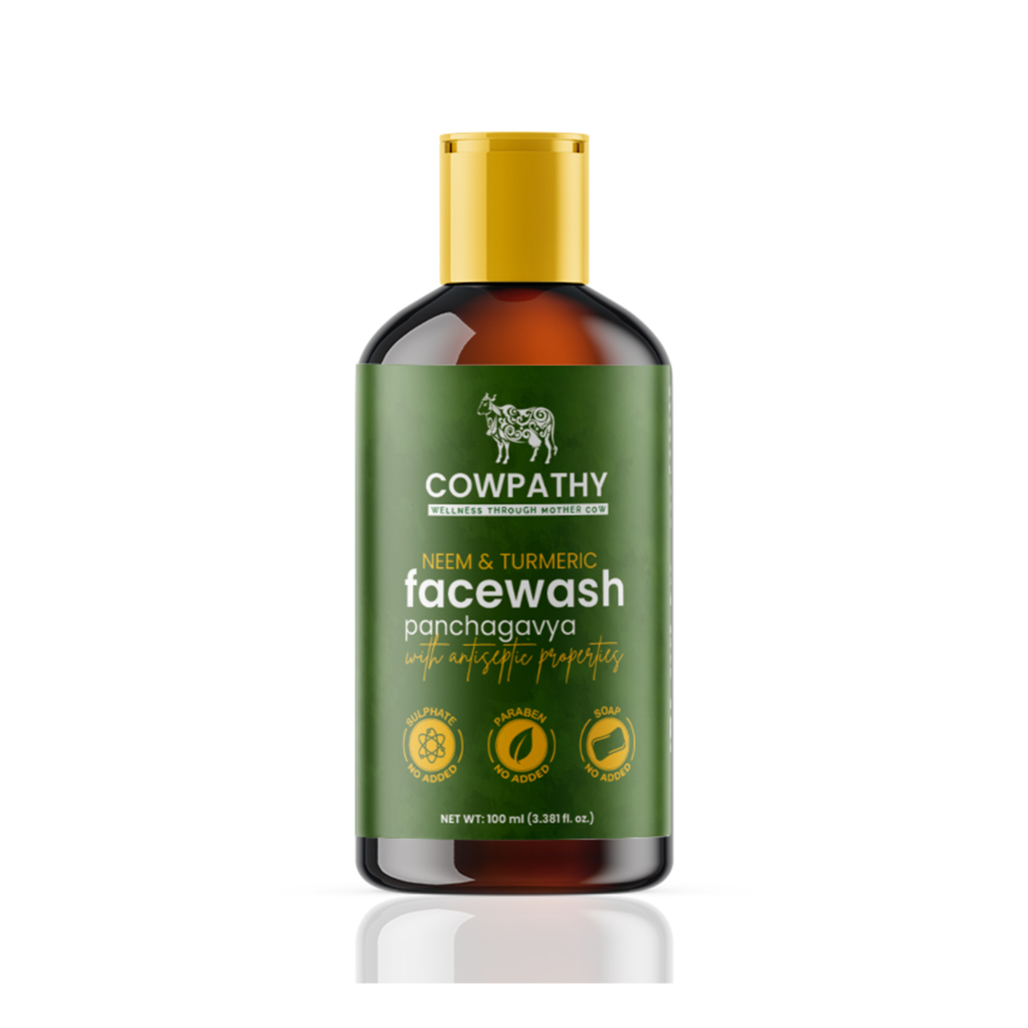 Cowpathy Panchgavya Face Wash Neem turmeric 100ml