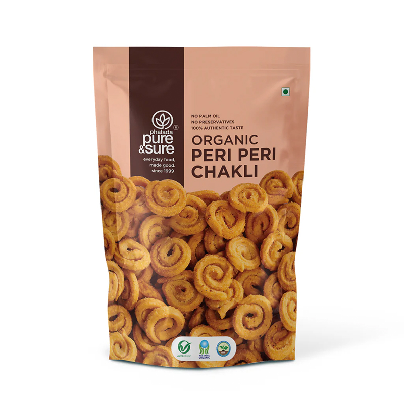 Pure  Sure Organic Peri Peri Chakli - 150 Gm