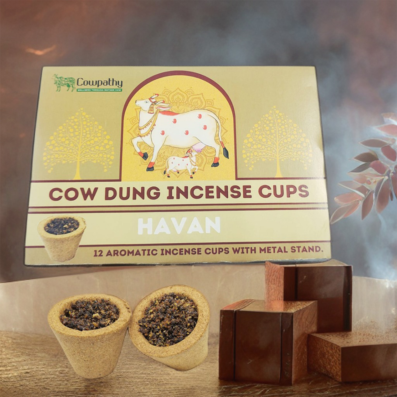 Cowpathy Cow Dung Havan Cup
