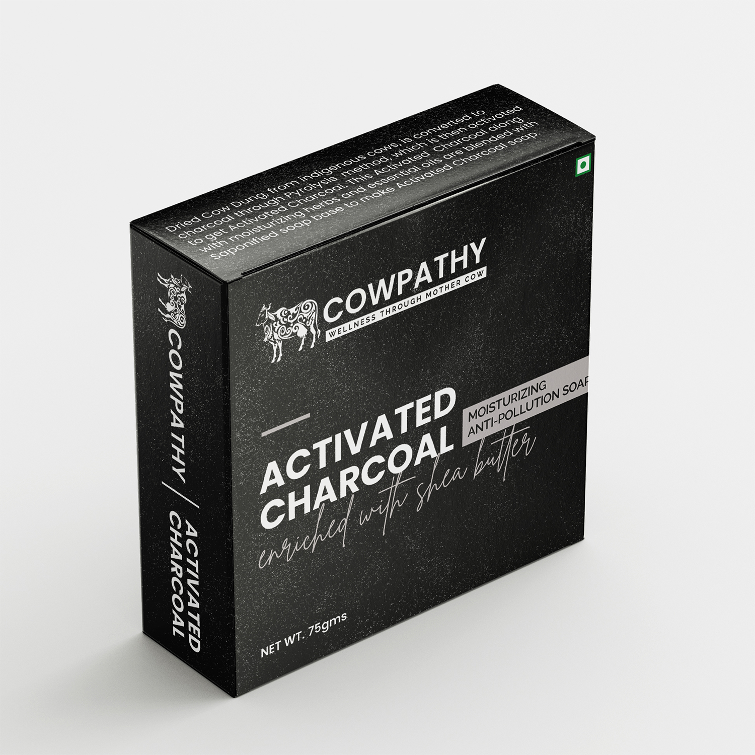 Cowpathy Activated Charcoal Soap