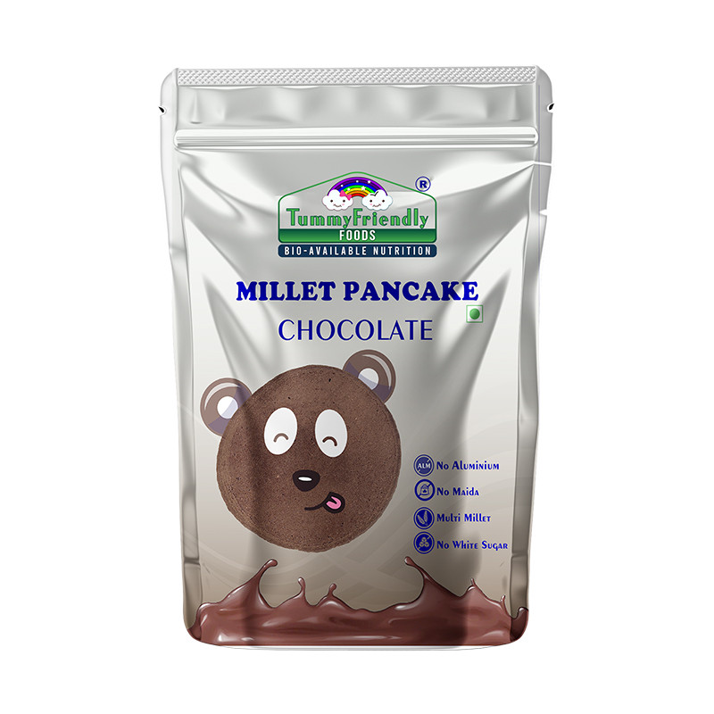 TummyFriendly Foods Millet Pancake Mix Chocolate - 150 Gm