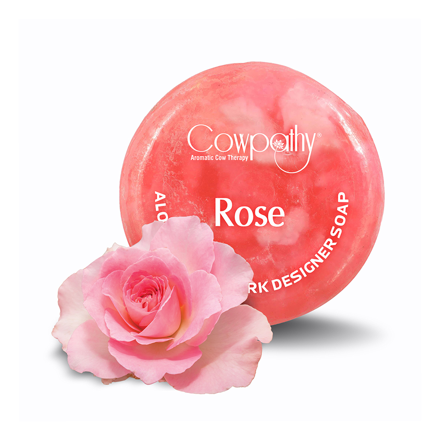 Cowpathy Hand Made Soap Rose