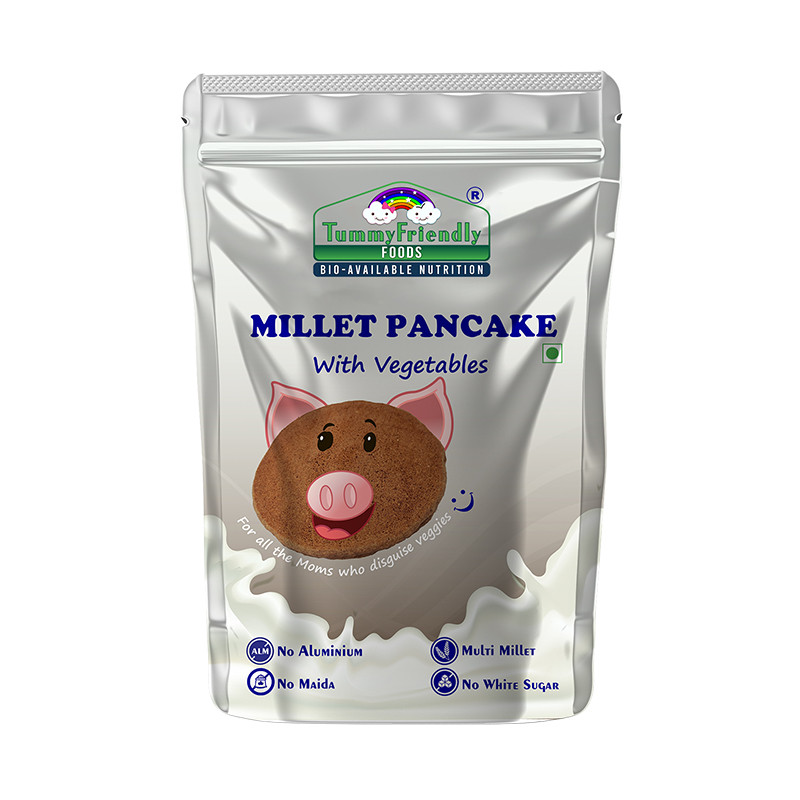 TummyFriendly Foods Millet Pancake Mix With Veggies - 150 Gm