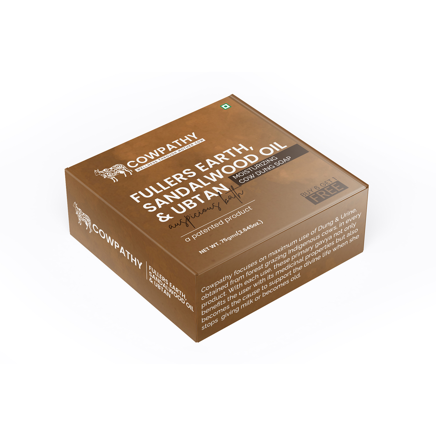 Cowpathy Cow Dung Soap Ubtan Soap