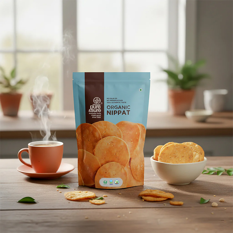 Pure  Sure Organic Nippat - 100 Gm