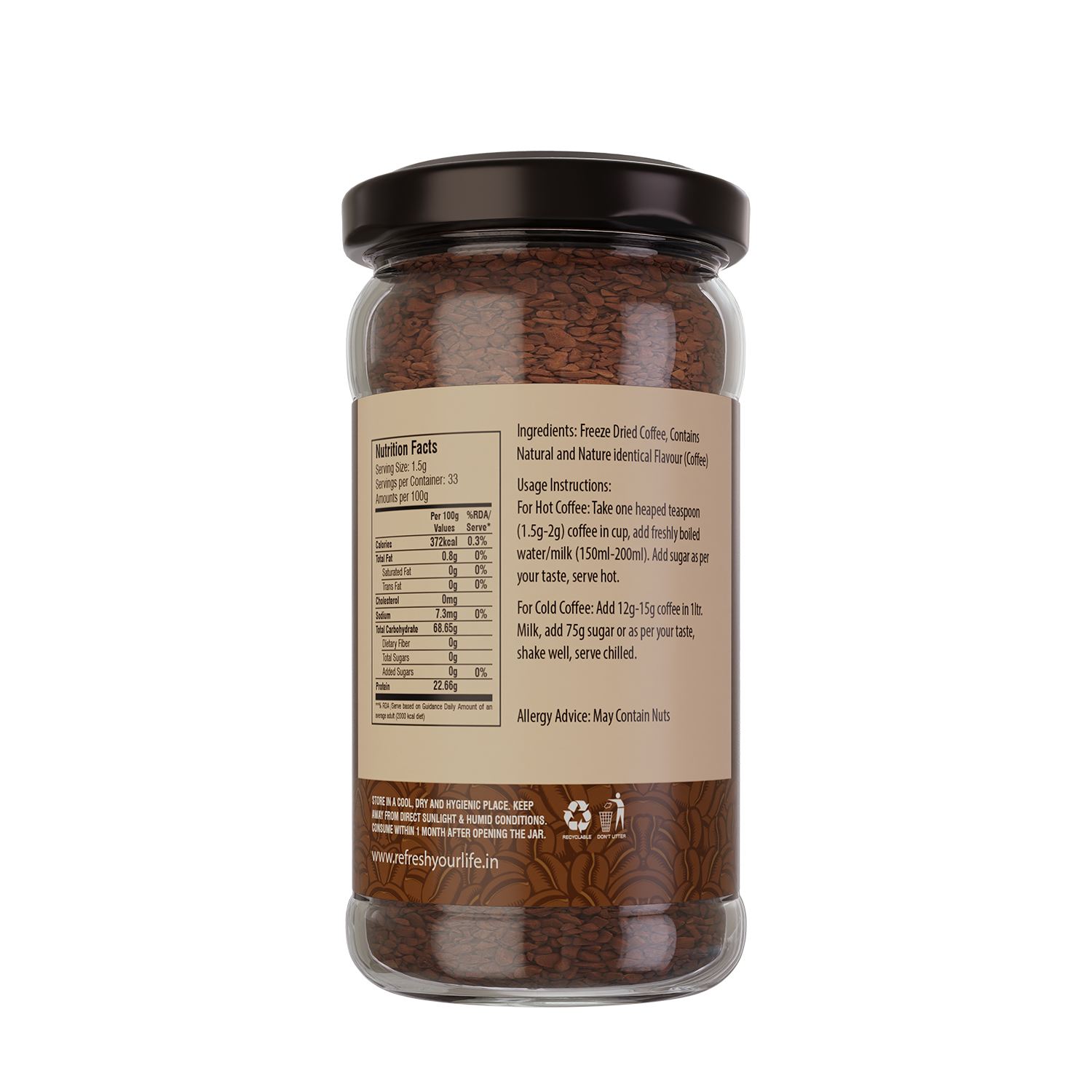 Instant Espresso Coffee - 50 gm