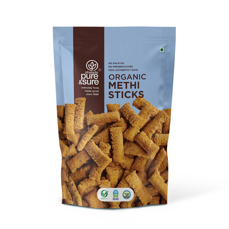 Pure Sure Organic Methi Sticks - 120 Gm