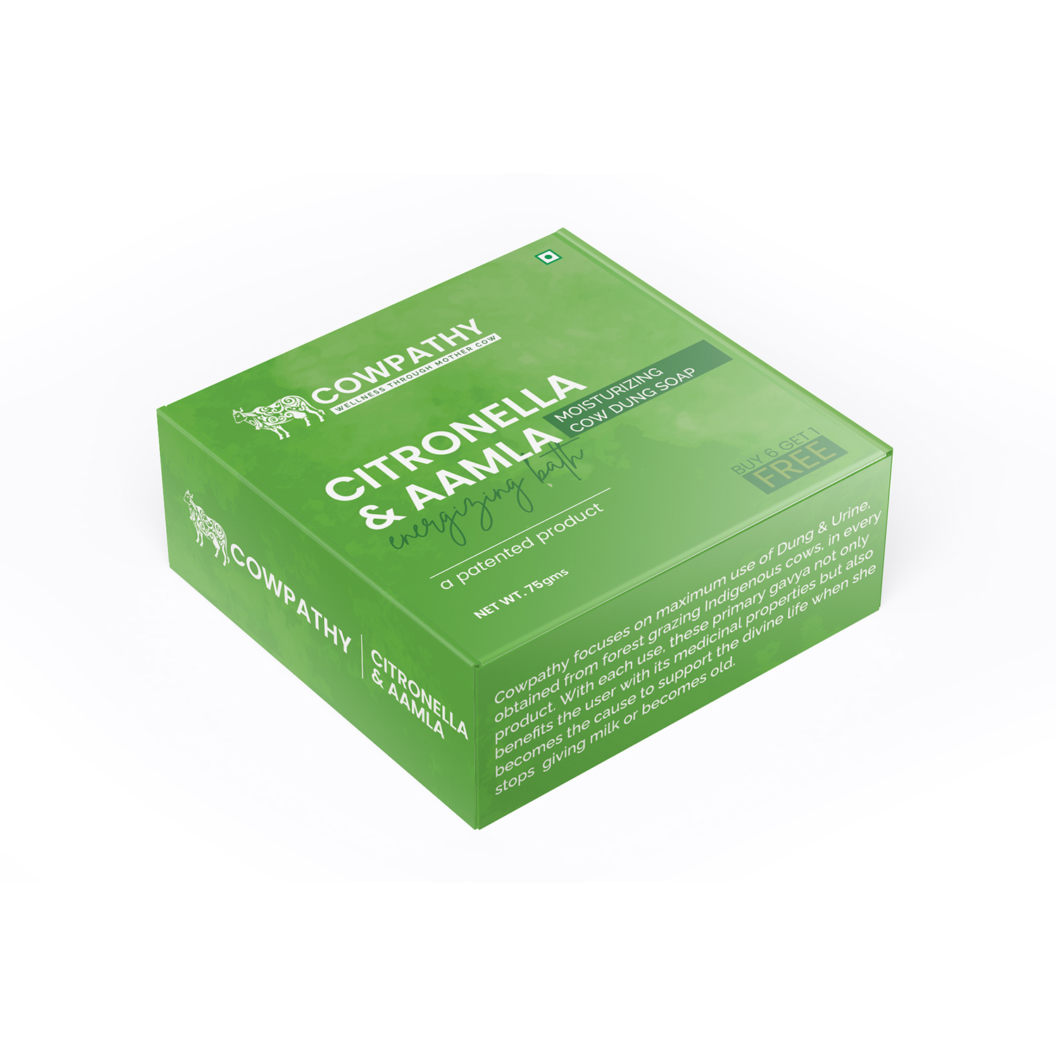 Cowpathy Cow Dung Soap Citronella