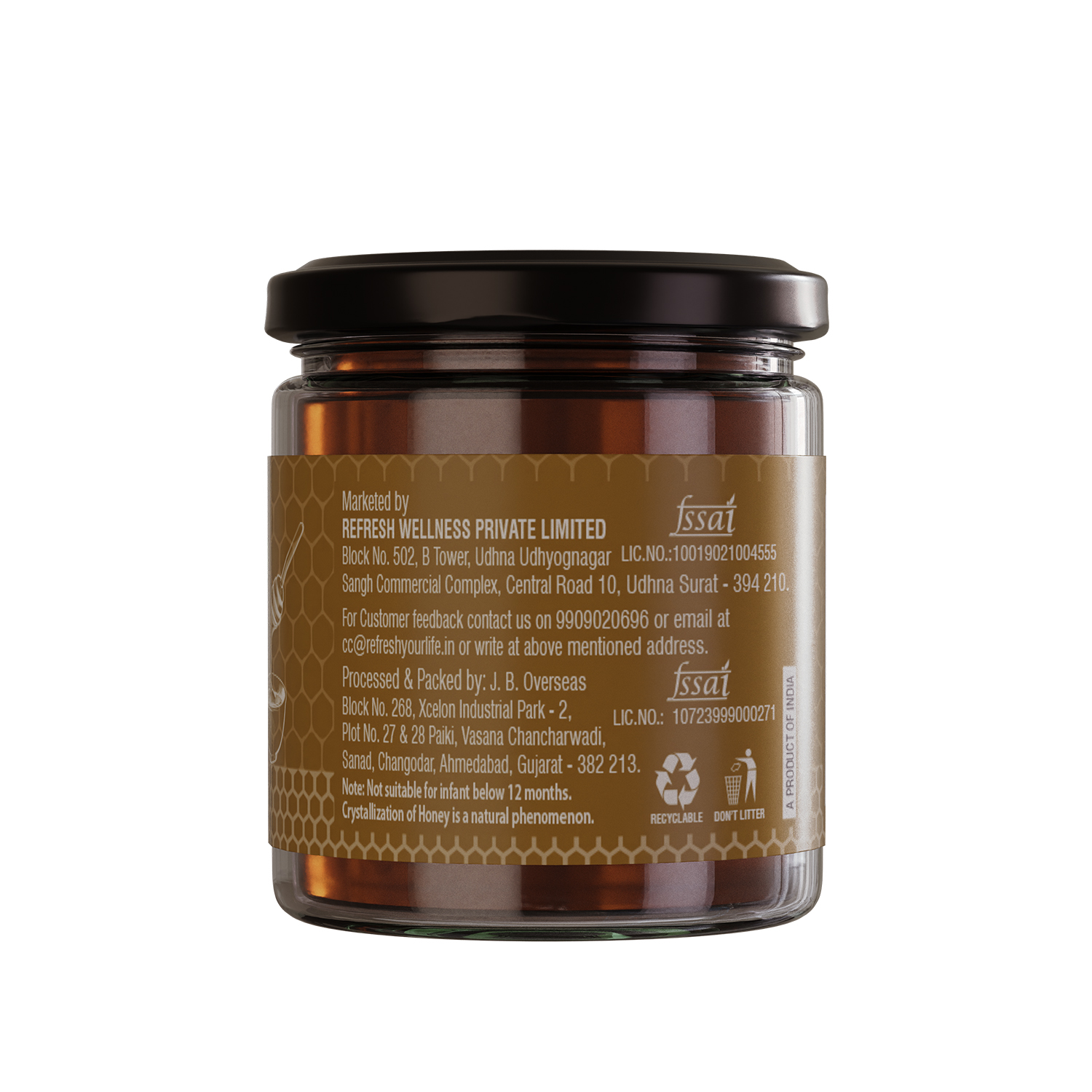 Refresh Ajwain Honey - 50 g