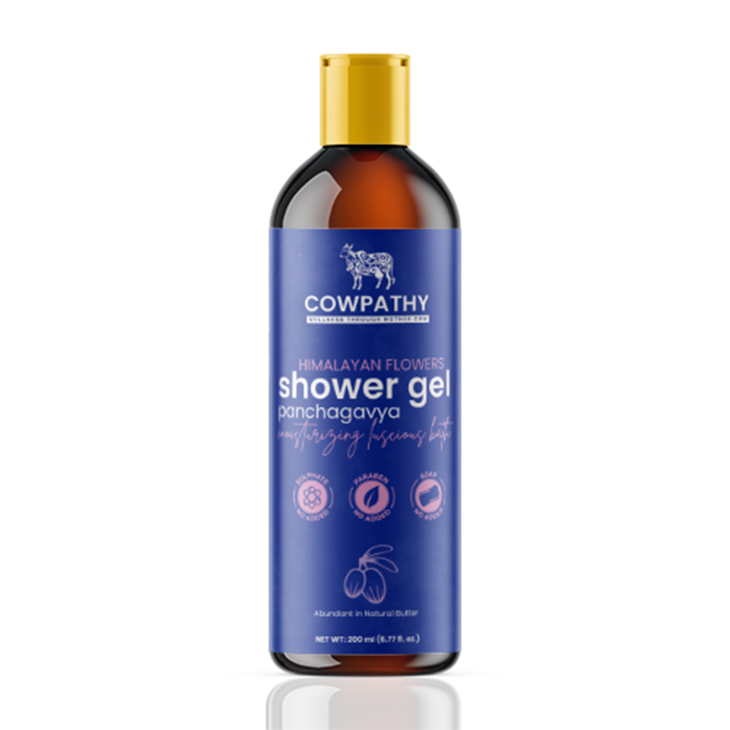 Cowpathy Panchgavya Shower Gel Himalayan Flower