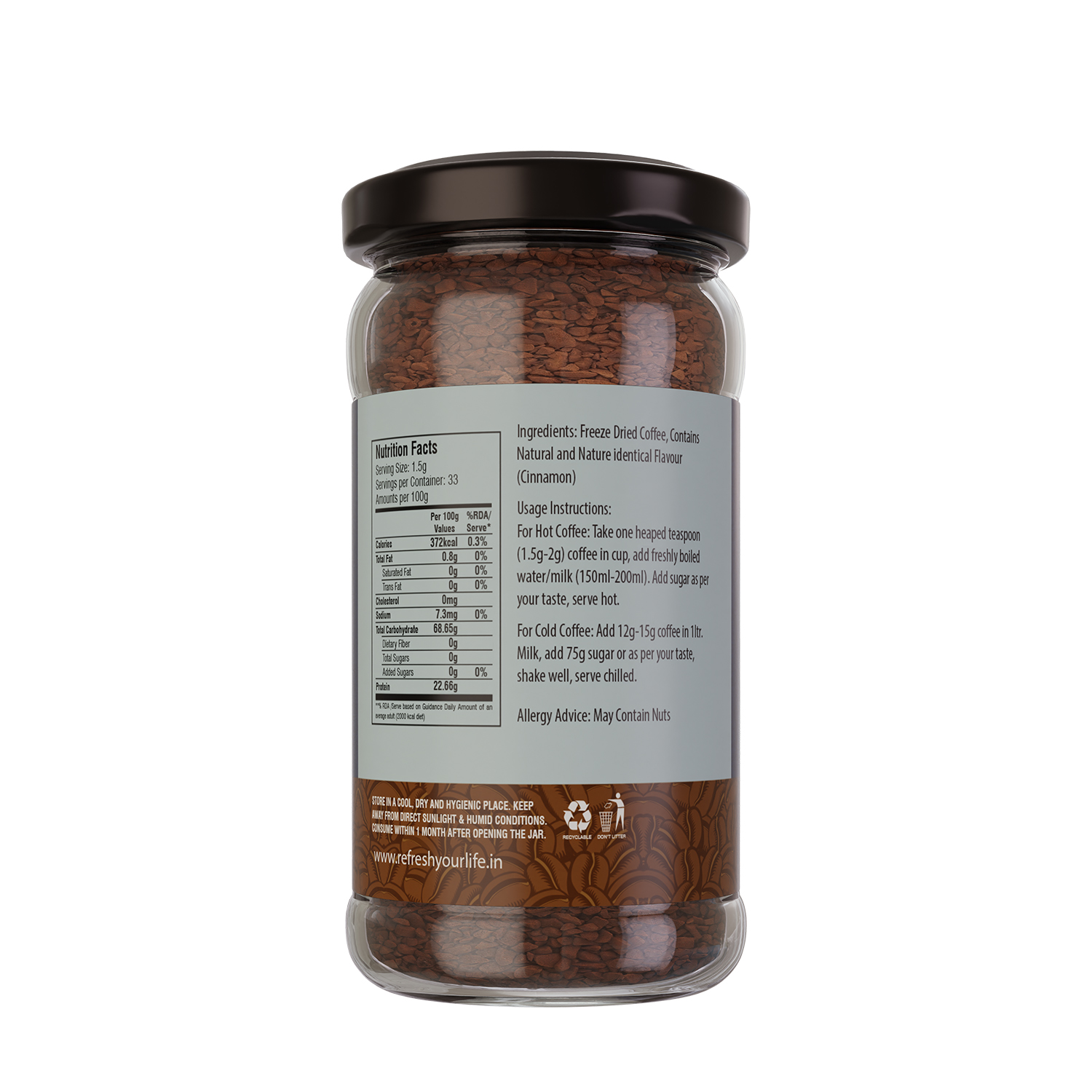 Instant Cinnamon Coffee - 50 gm