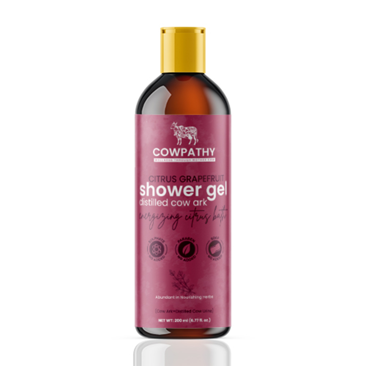 Cowpathy Panchgvya Shower Gel Citrus Grapefruit