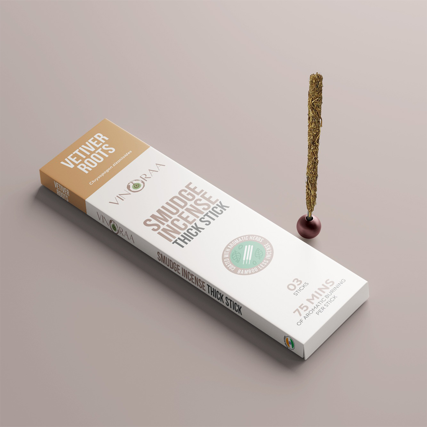 Cowpathy Smudge incense Vetiverbamboo Less