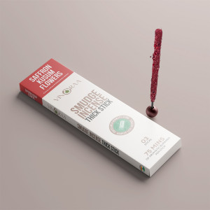Image of Cowpathy Smudge incense Saffron Kusum(bamboo Less)