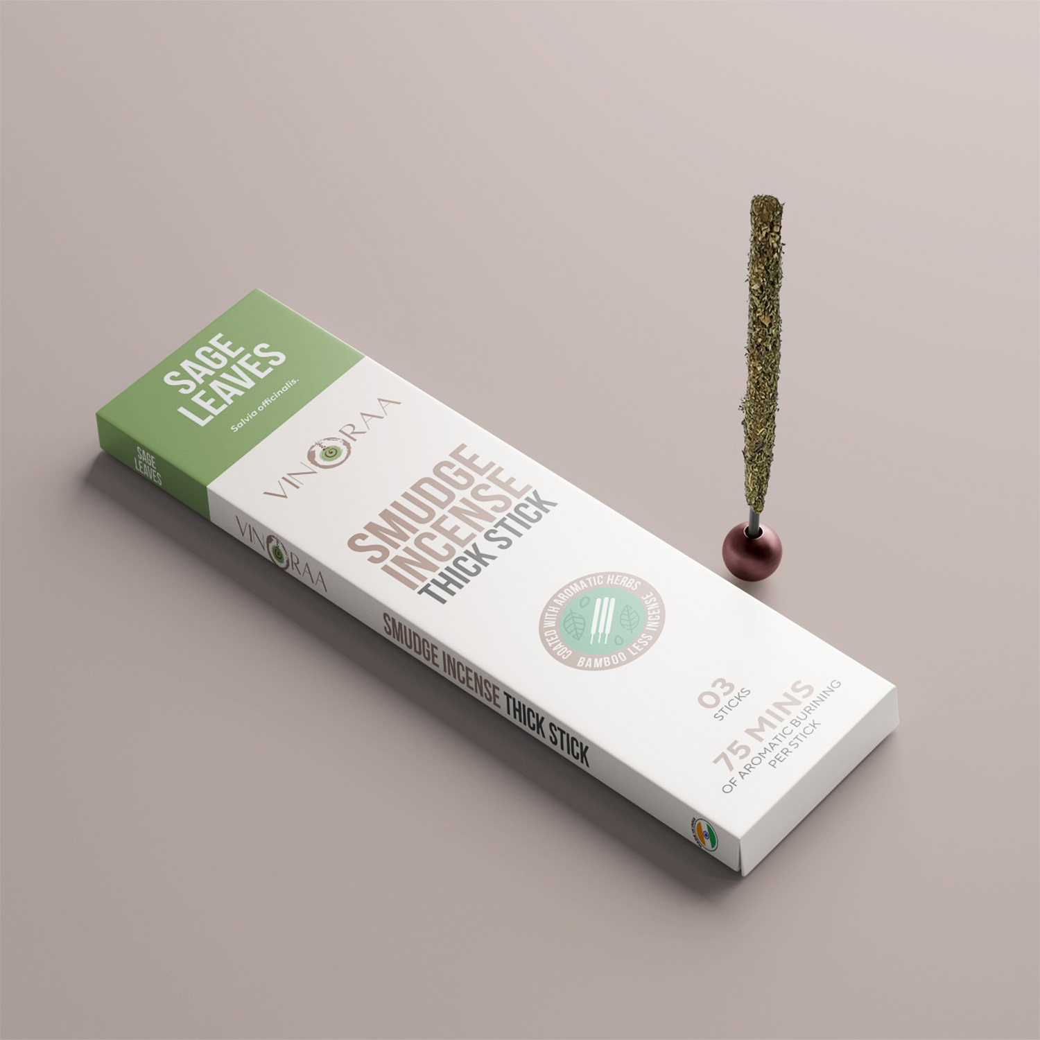 Cowpathy Smudge incense Sagebamboo Less