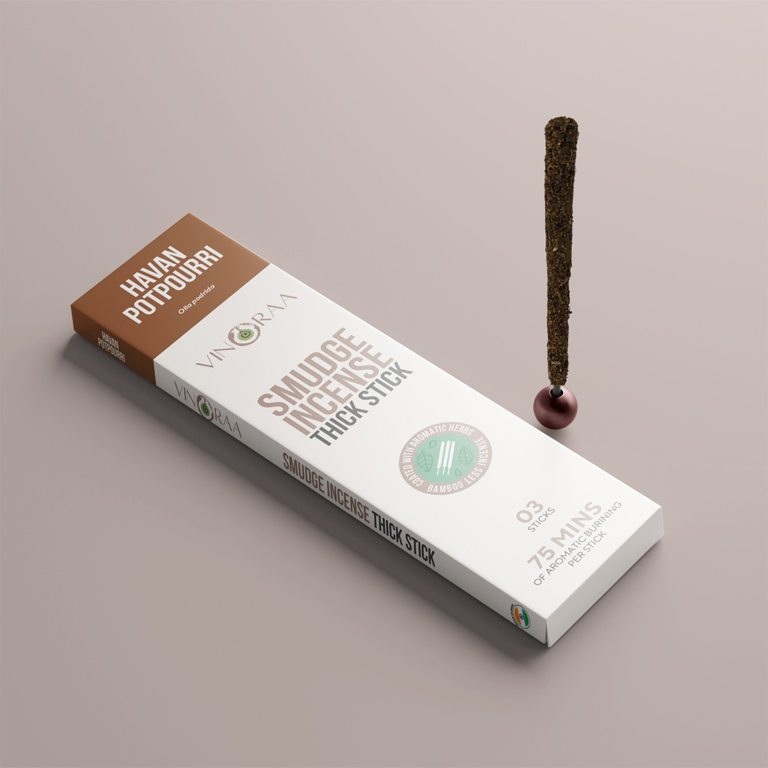 Cowpathy Smudge incense Havanbamboo Less