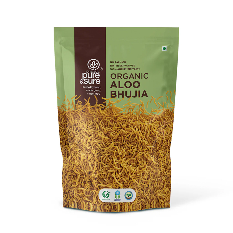 Pure  Sure Organic Aloo Bhujia - 120 Gm