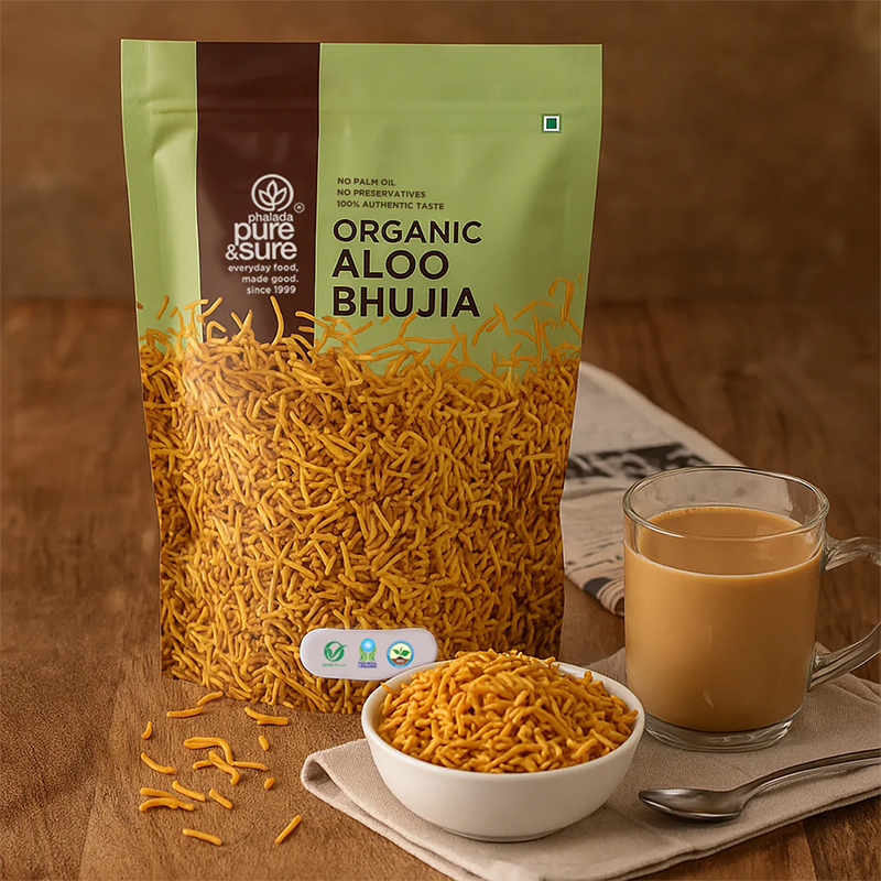 Pure Sure Organic Aloo Bhujia - 120 Gm