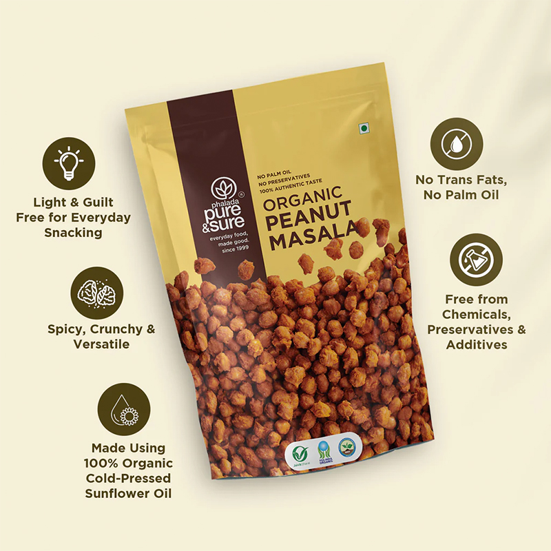 Pure Sure Organic Peanut Masala - 150 Gm