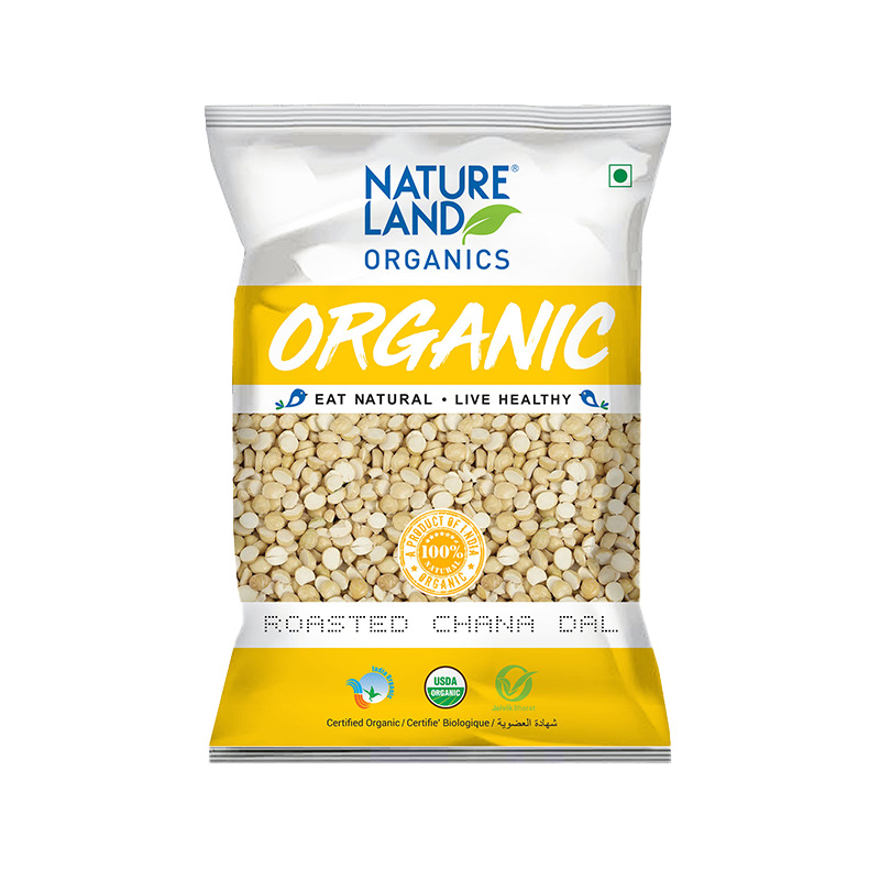 Natureland Roasted Chana Dal - 500 Gm