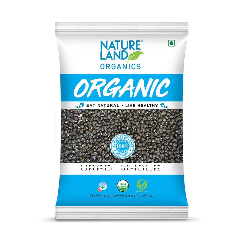 Natureland Urad Whole - 500 Gm