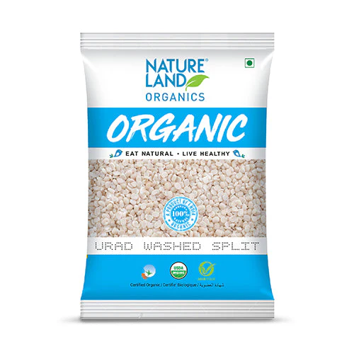 Natureland Urad Washed Split - 500 Gm
