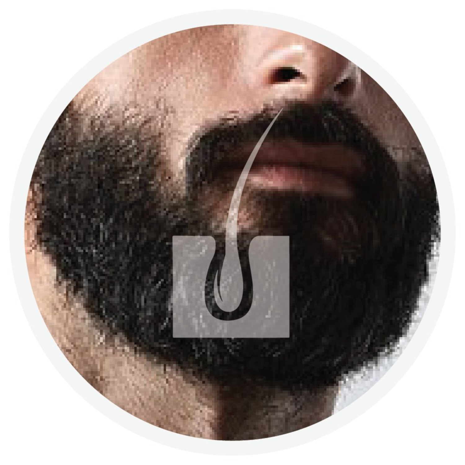 Vegetal Safe Beard Color 25g Dark Brown Organic Allergy-Free Bio Natural Beard Color