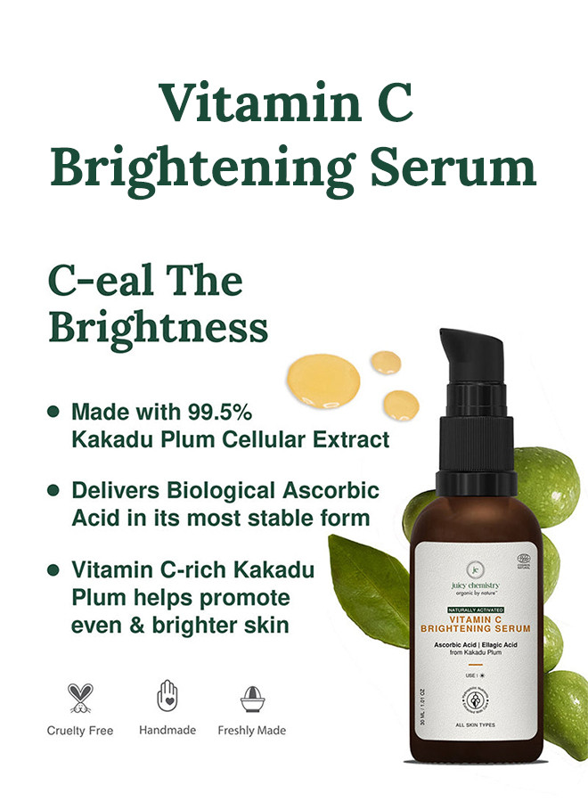 Juicy Chemistry Naturally Activated Vitamin C Brightening Serum - 10 Ml