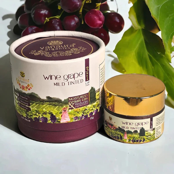 Wine grape 3 in 1 lip balm - 15 gm