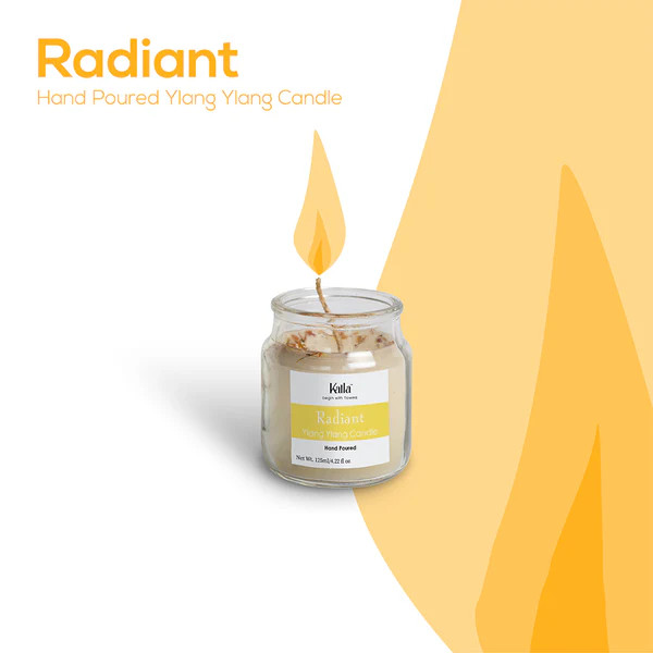 Kalla Ylang Ylang Fragrant Jar Candle 125 Ml - 1u