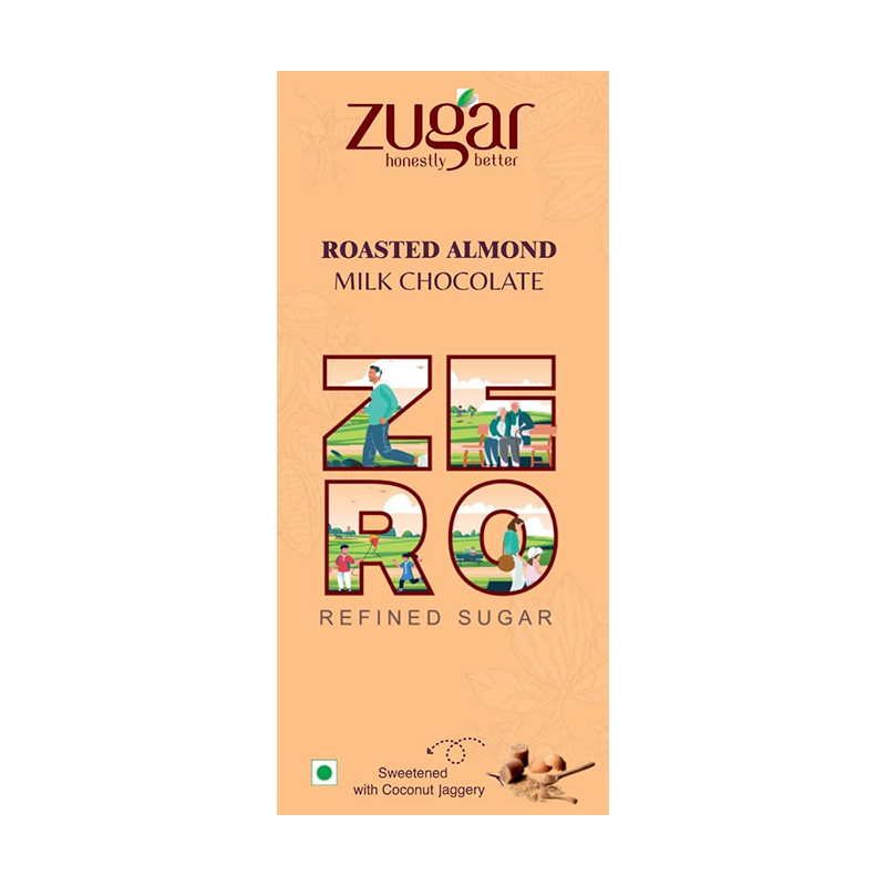 Milk Chocolate Roasted Almond - 45 Gm