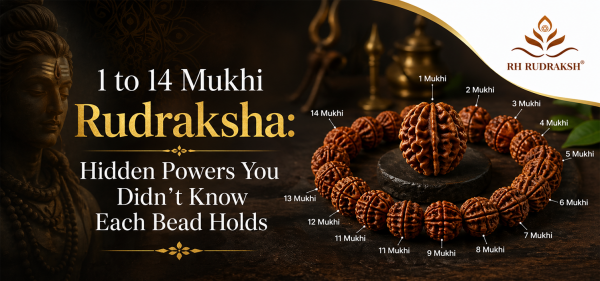 1 to 14 Mukhi Rudraksha: Hidden Powers You Didn’t Know Each Bead Holds