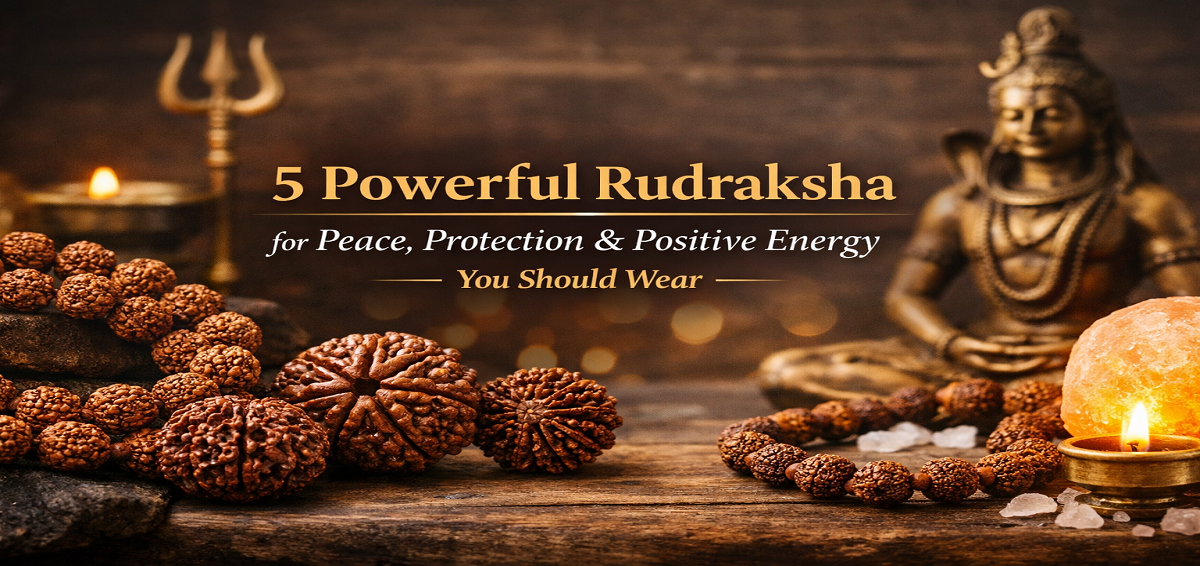 5 Powerful Rudraksha for Peace, Protection & Positive Energy You Should Wear
