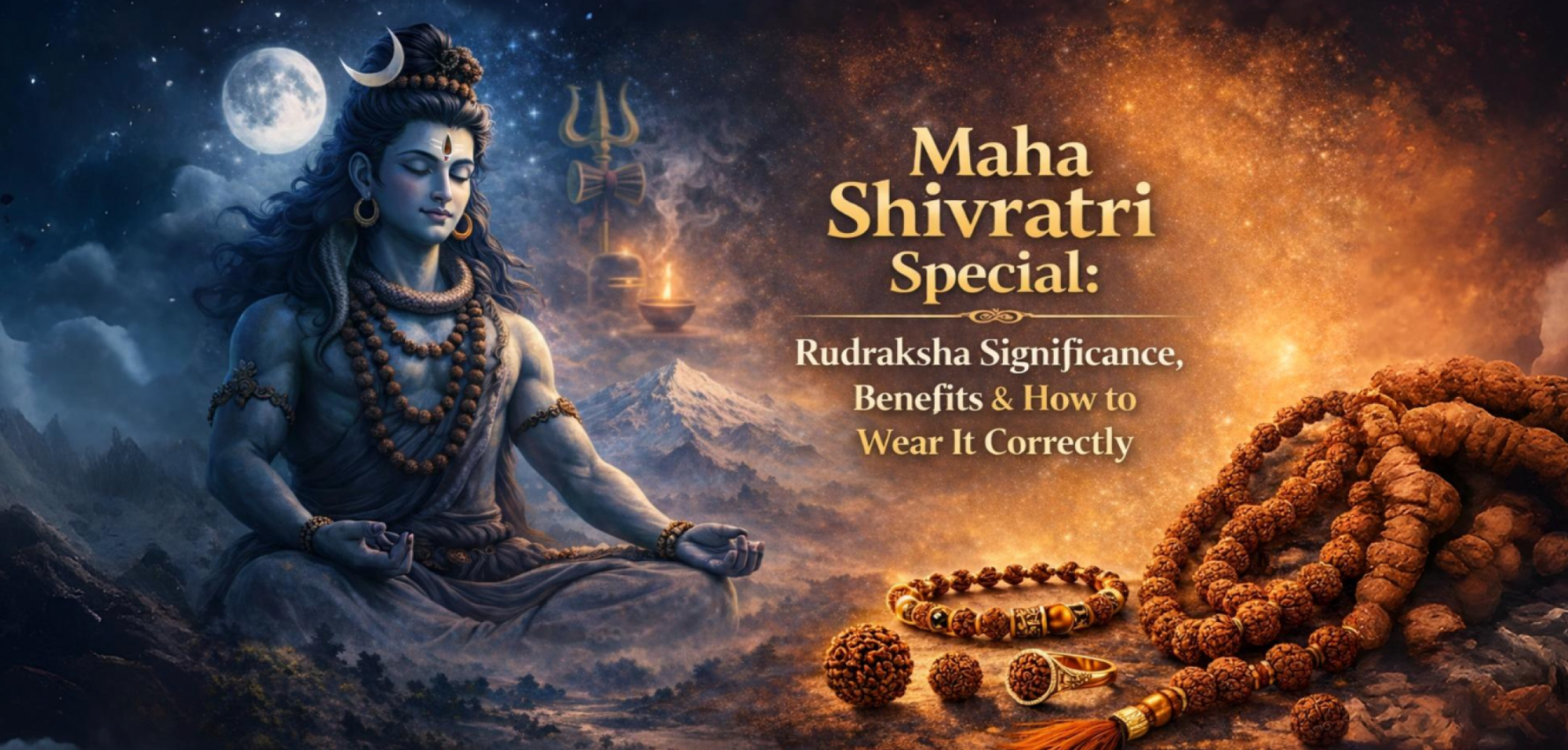 Maha Shivratri Special: Rudraksha Significance, Benefits & How to Wear It Correctly