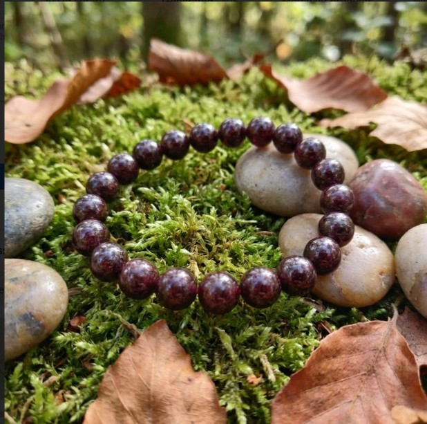 Garnet Stone Bracelet