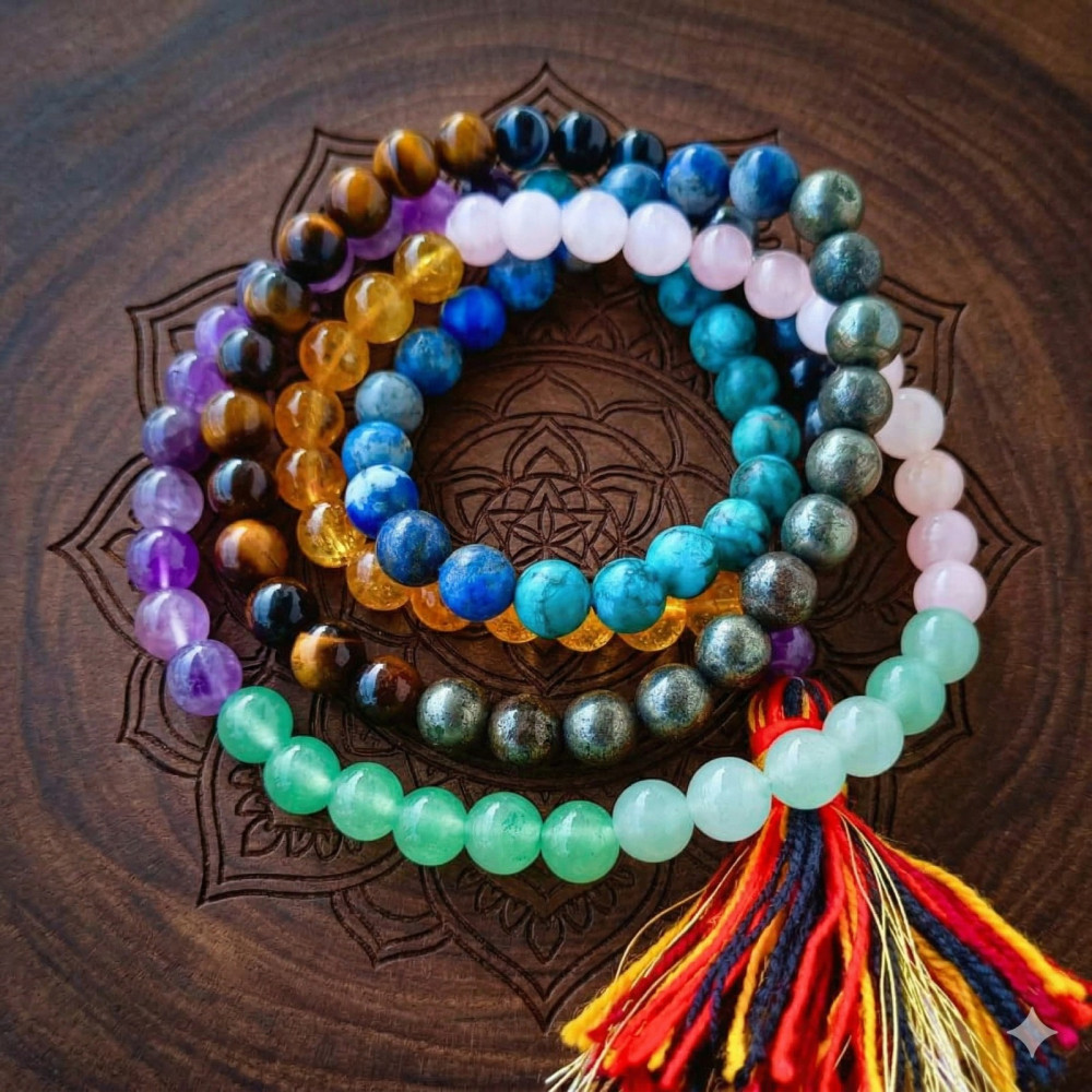 Image of 9 Stones - Customized Mala (8MM)