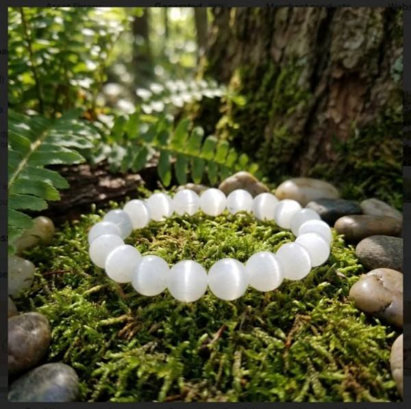 Image of Selenite Stone Bracelet