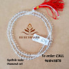 Sphatik Mala (Diamond Cut Beads) 6 MM - 108 +1Beads Super Fine Quality
