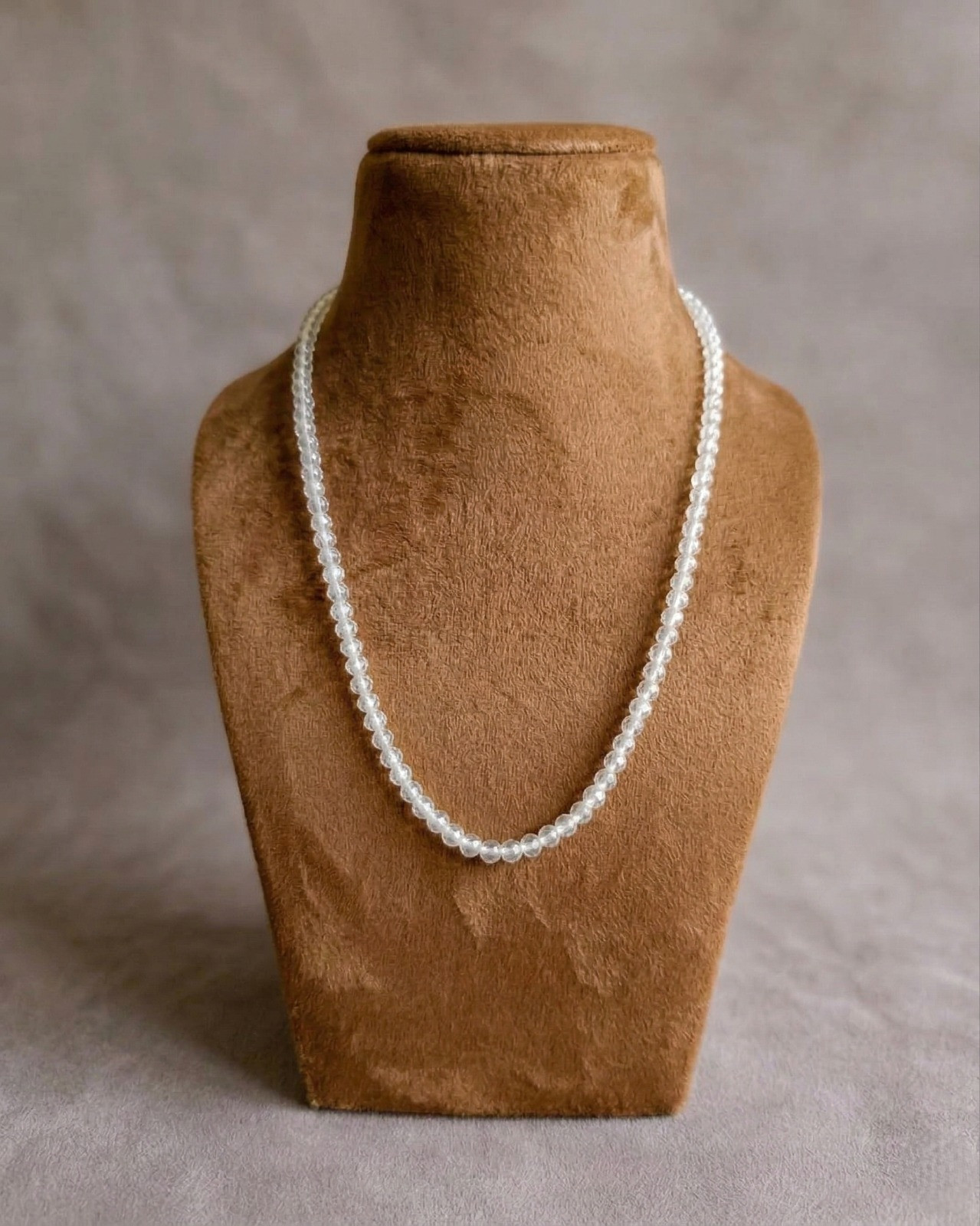 Sphatik Mala Diamond Cut Beads 6 MM - 108 1Beads Super Fine Quality