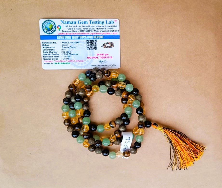 Money Magnet  Good Fortune Stone Mala