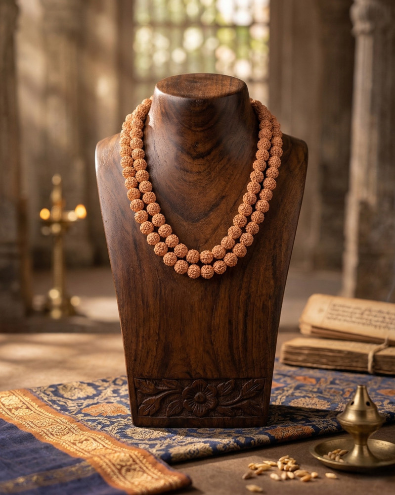 Image of 6  Mukhi Rudraksh Mala 10MM