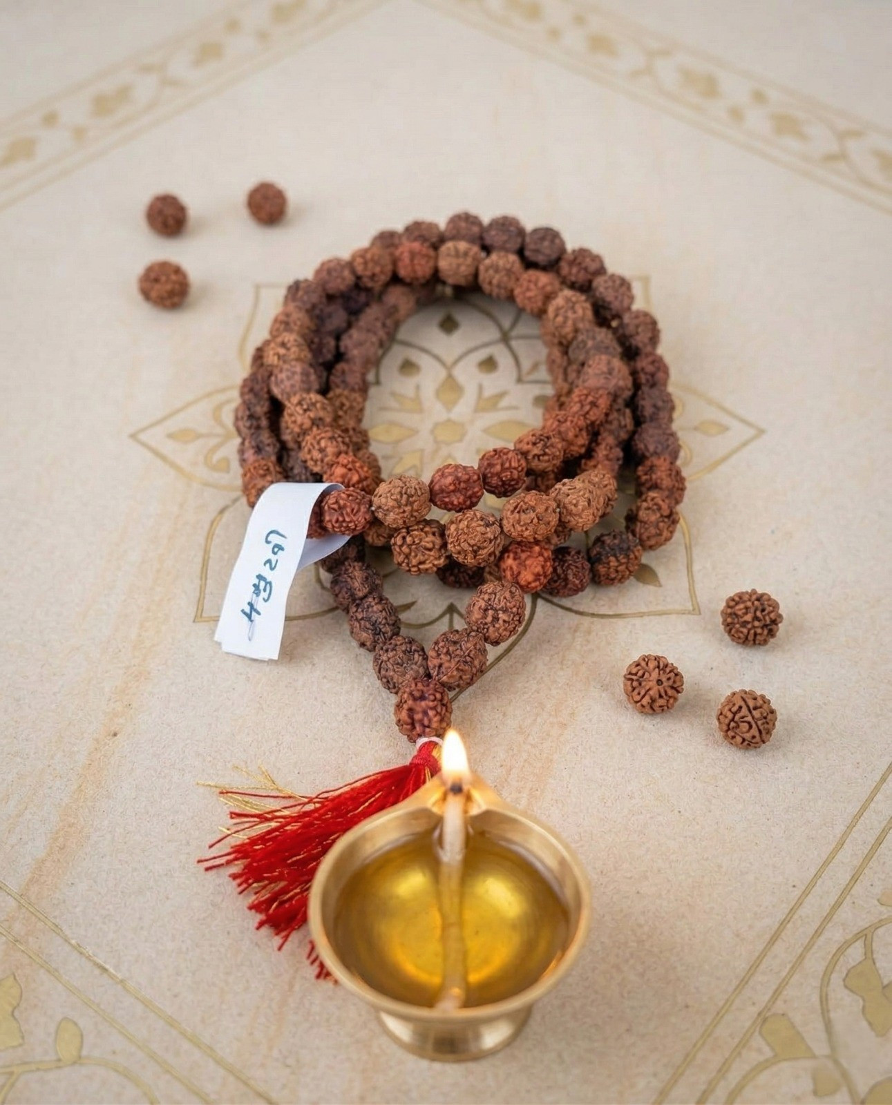 4 Mukhi Rudraksh Mala 9MM