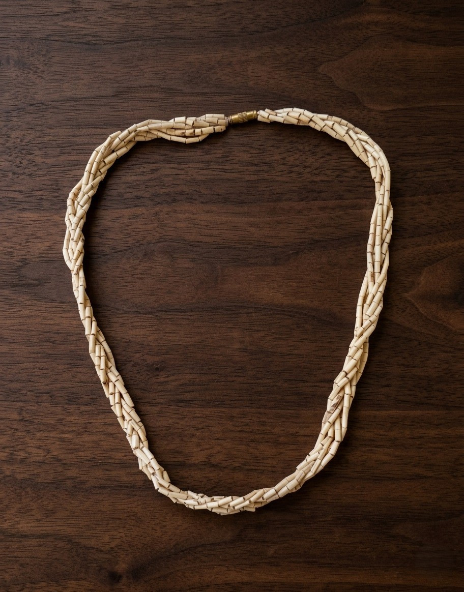 Tulsi Kanthi  Mala Broad Design - Single Round