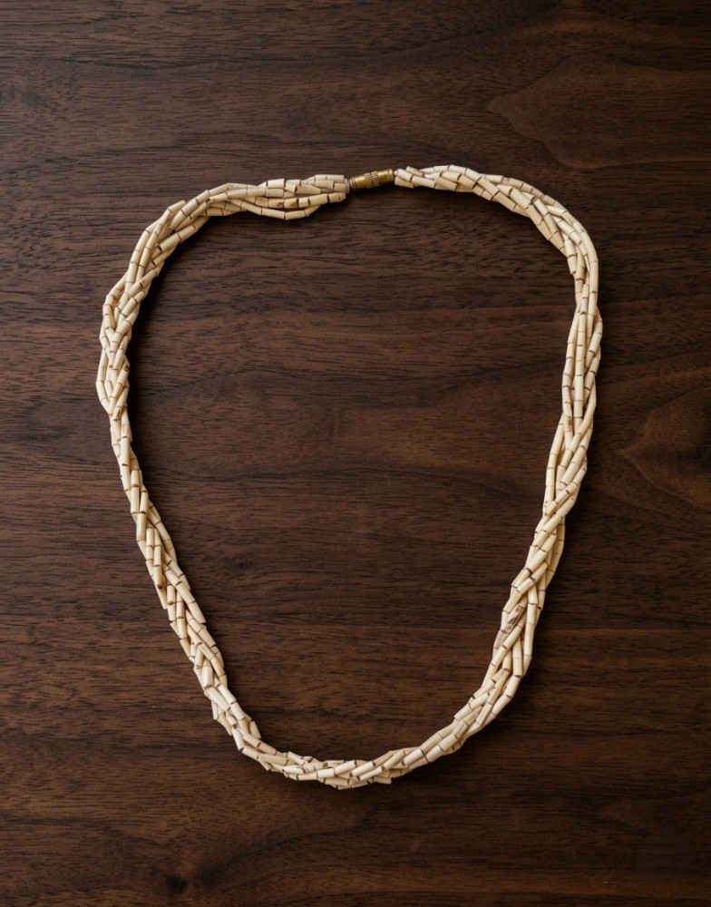 Image of Tulsi Kanthi  Mala (Broad Design) - (Single Round)